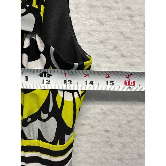 Y2K Babydoll Dress Vtg Nine West Size 2 Empire Waist Spandex Witchygoth Beachy - Picture 5 of 10